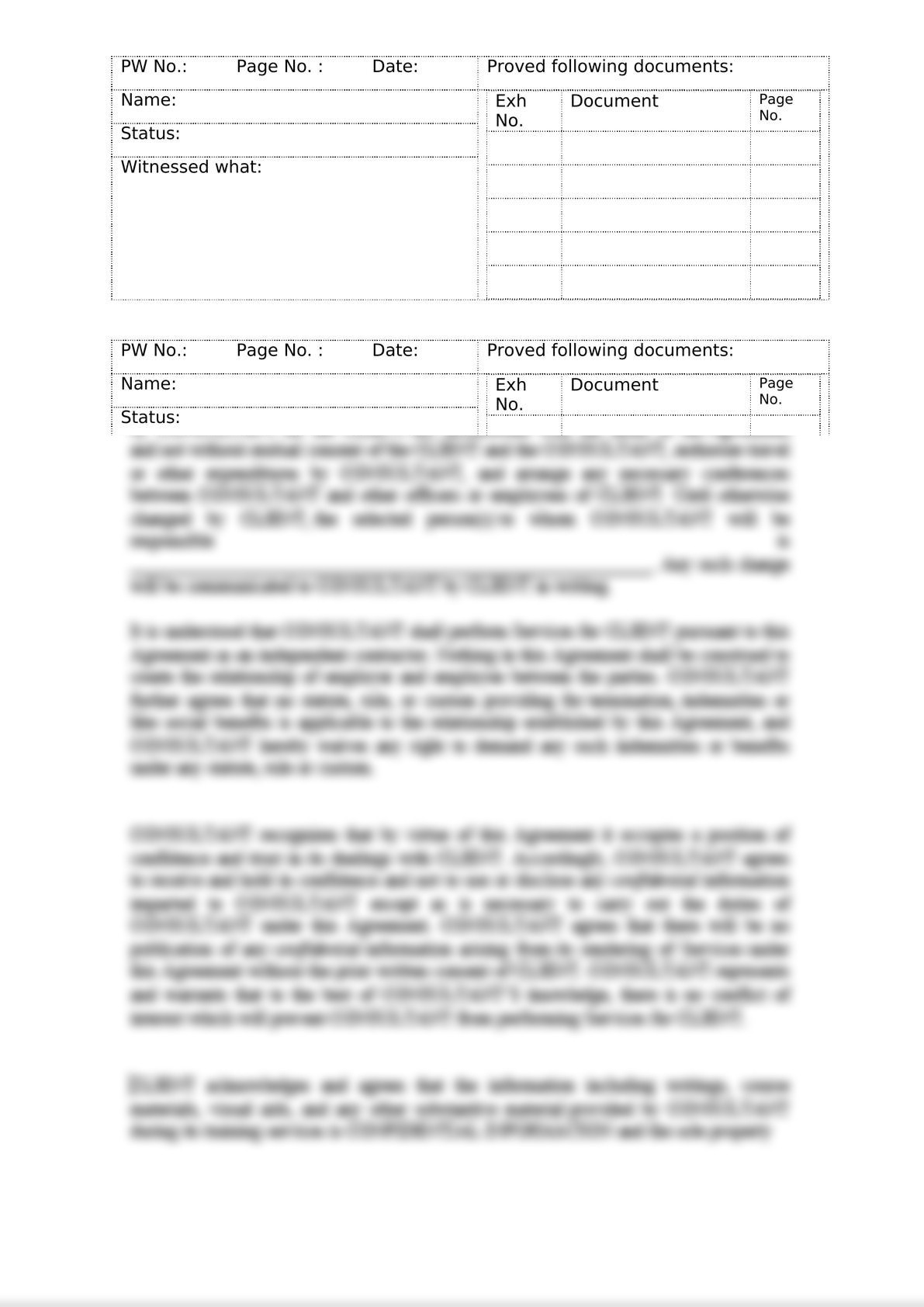Blank template chart for studying and preparing criminal appeals in High Court-2