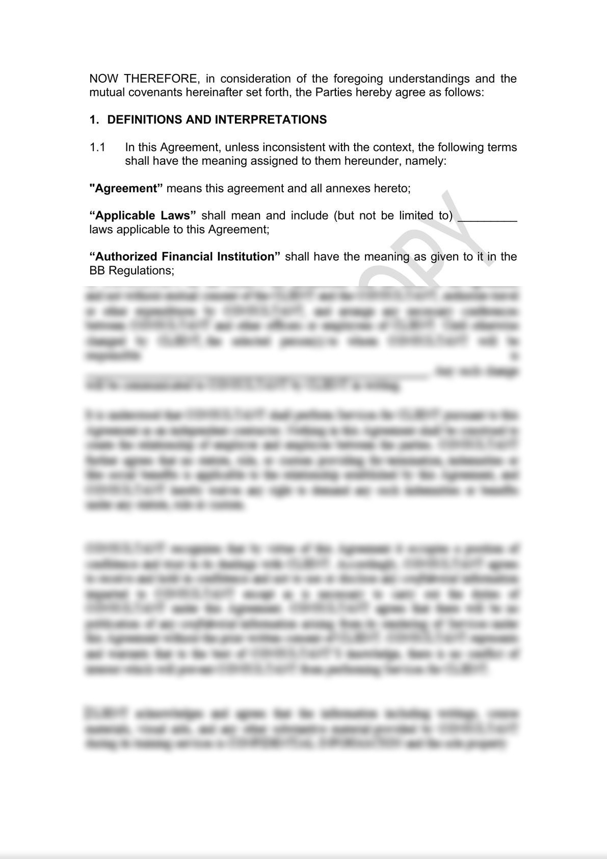 Direct Agency Agreement Draft-1