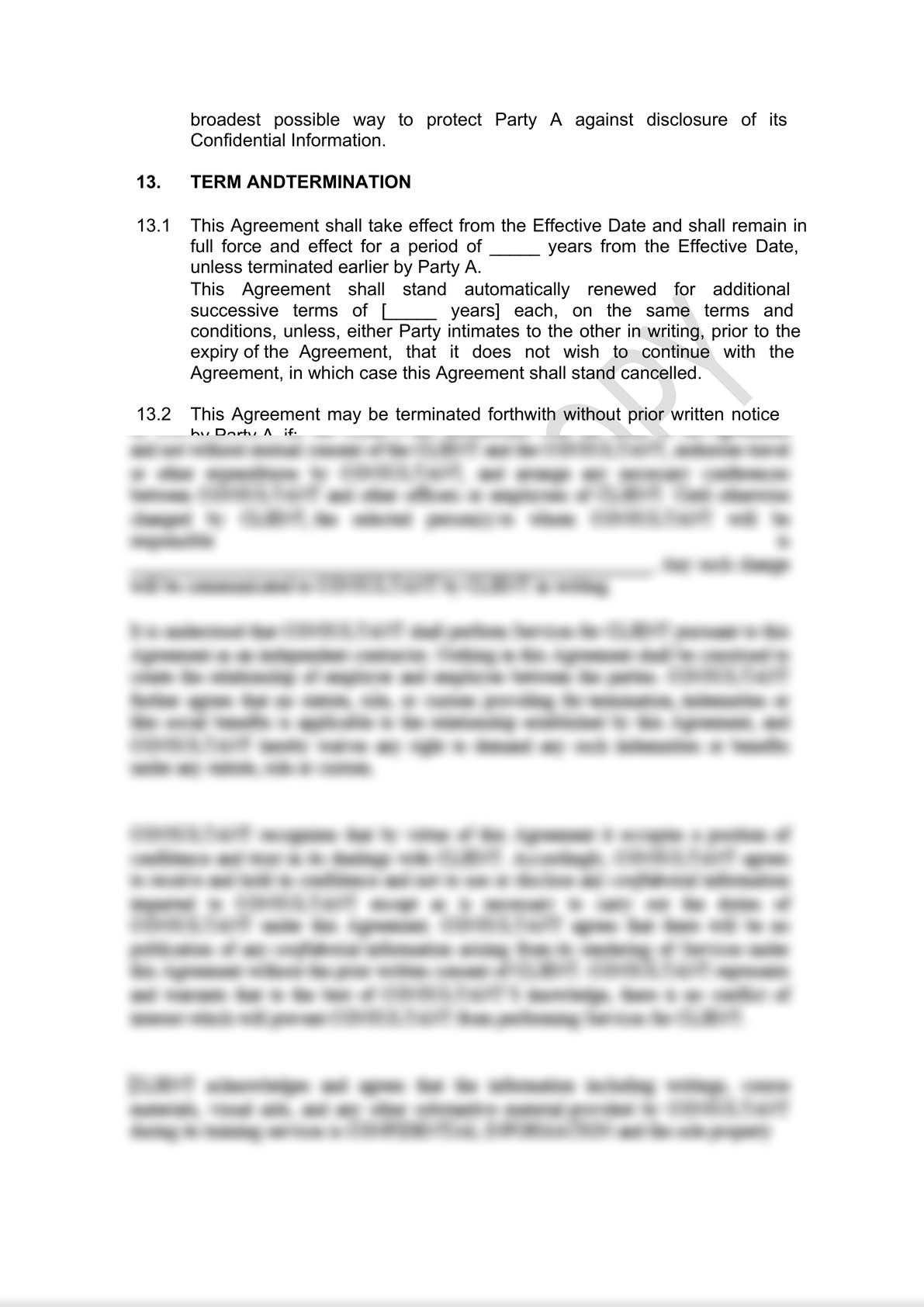 Direct Agency Agreement Draft-8