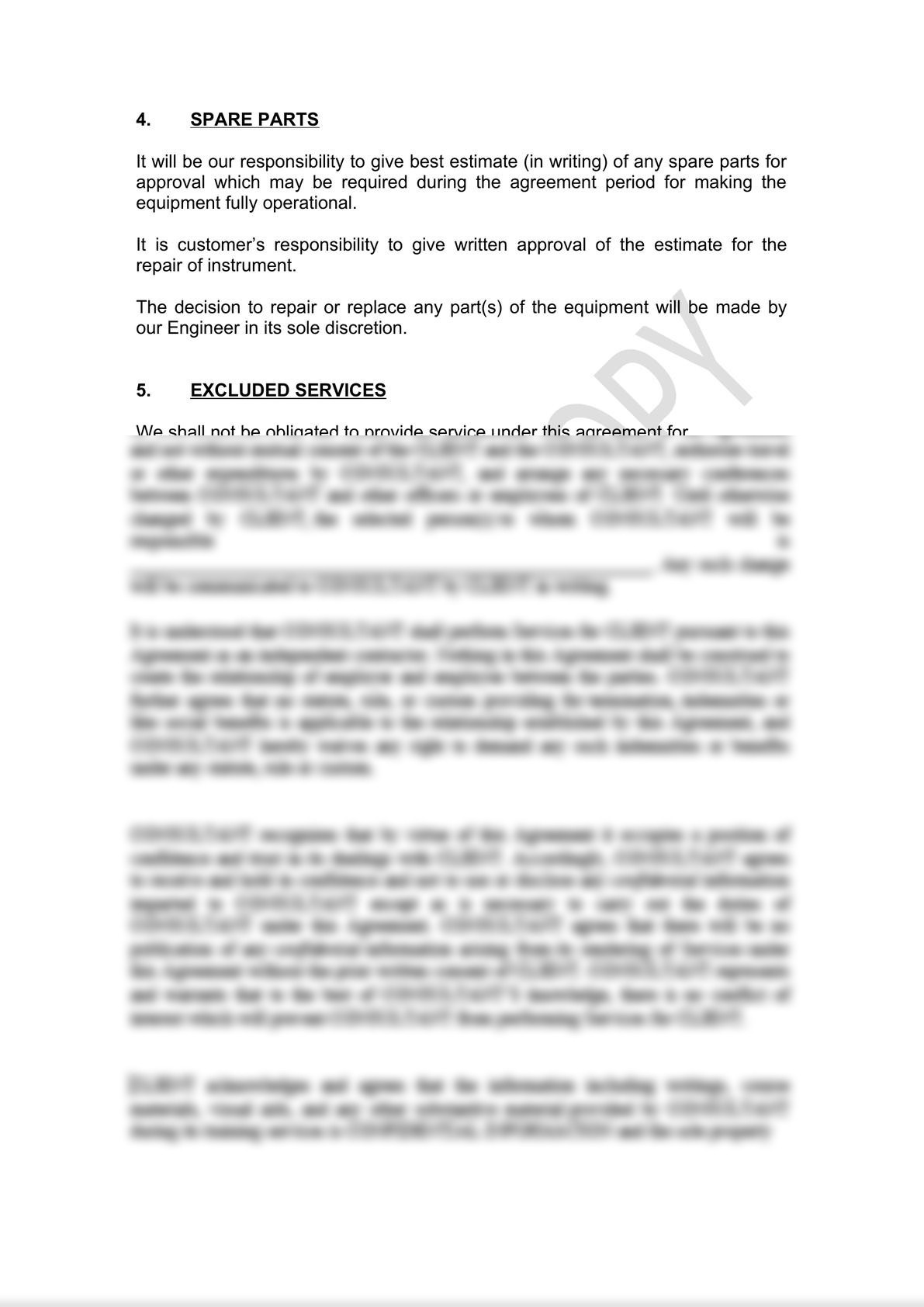 Service Contract Draft (labor only)-2