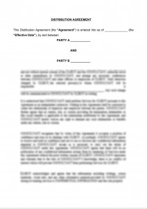 Distribution Agreement Draft (iii)