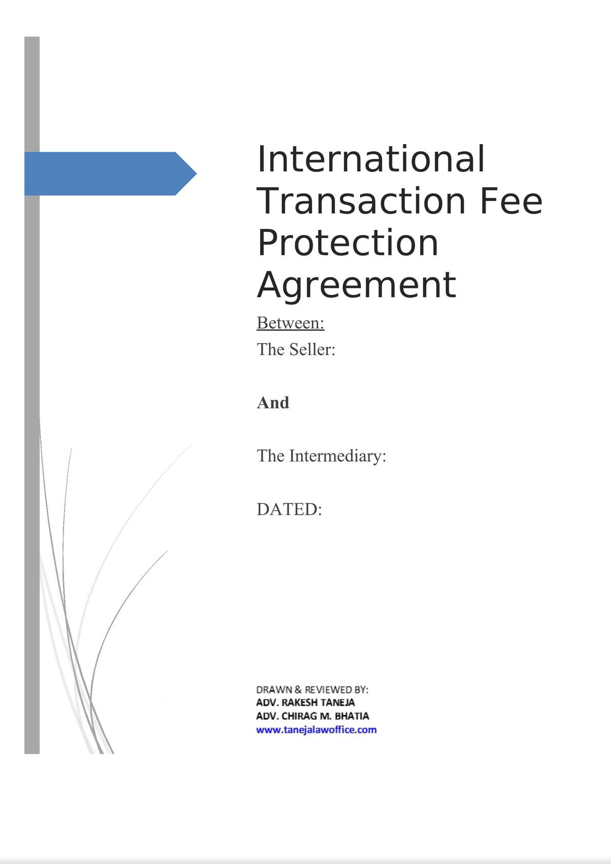International Transaction Fee Protection Agreement-0