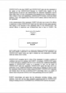 Supply Contract Template in Both English and Chinese 