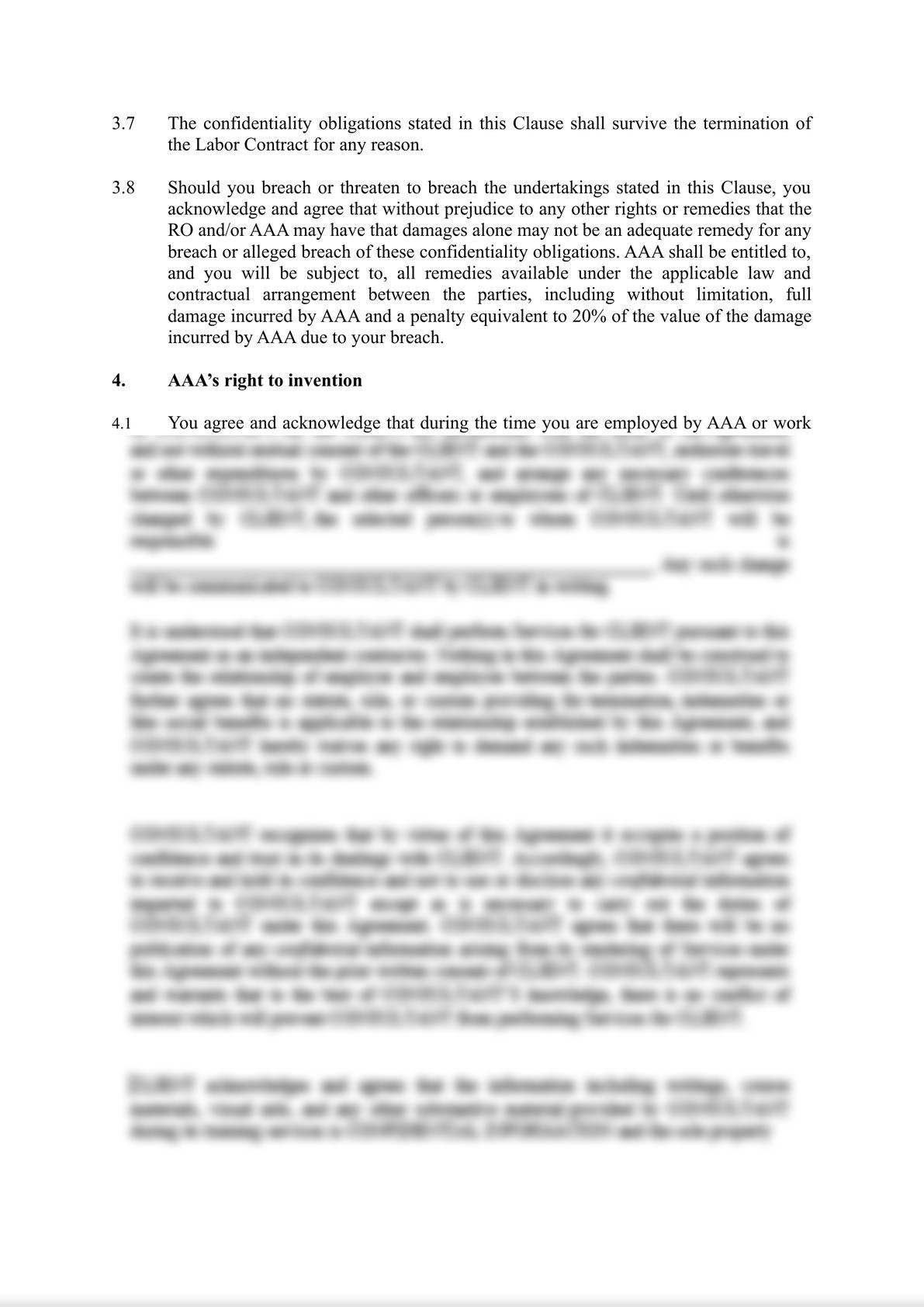 Confidentiality and Non-Competition Agreement-4
