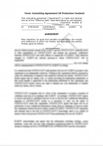 Consulting Agreement (IP Context)