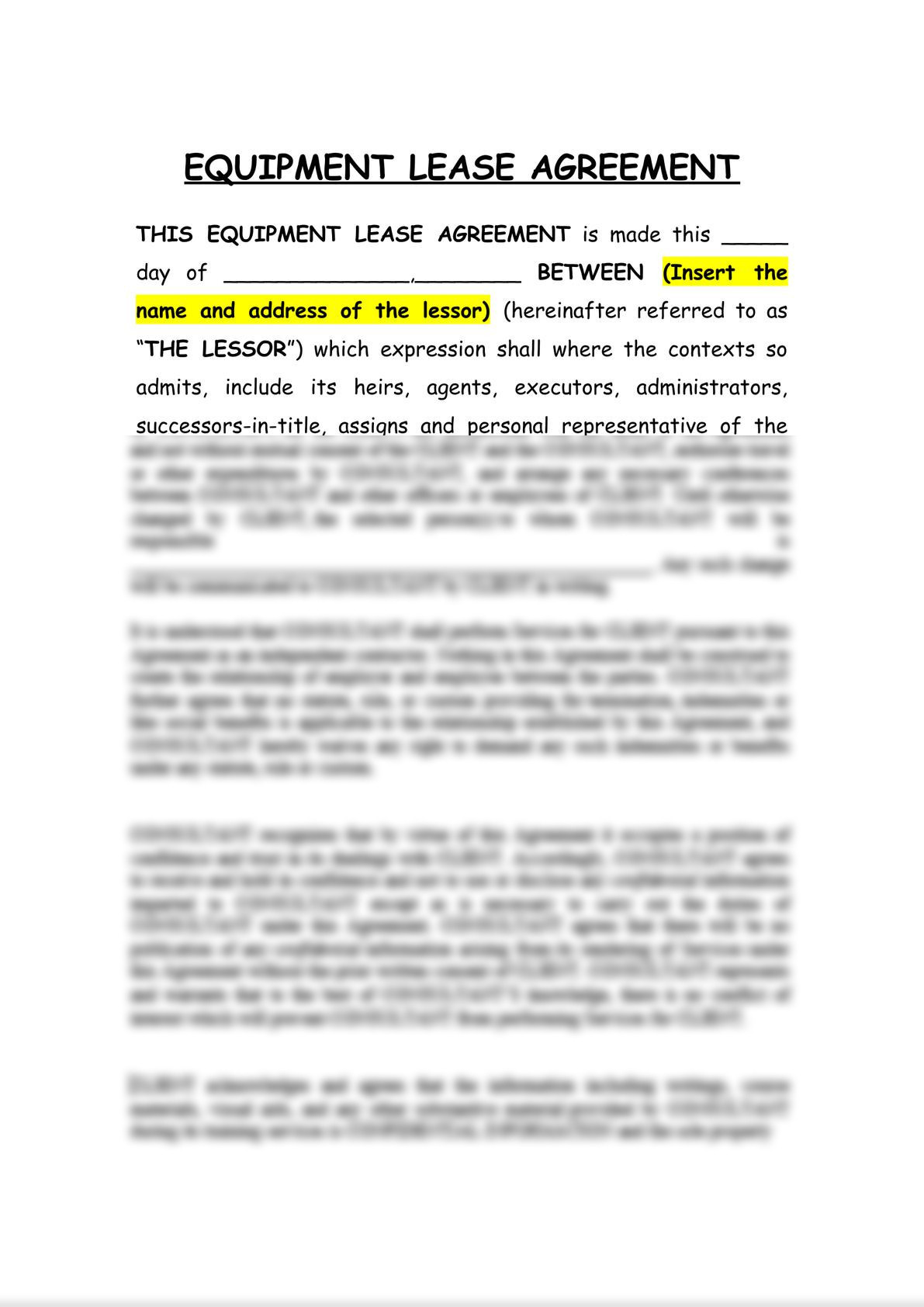 Equipment Lease Agreement-0