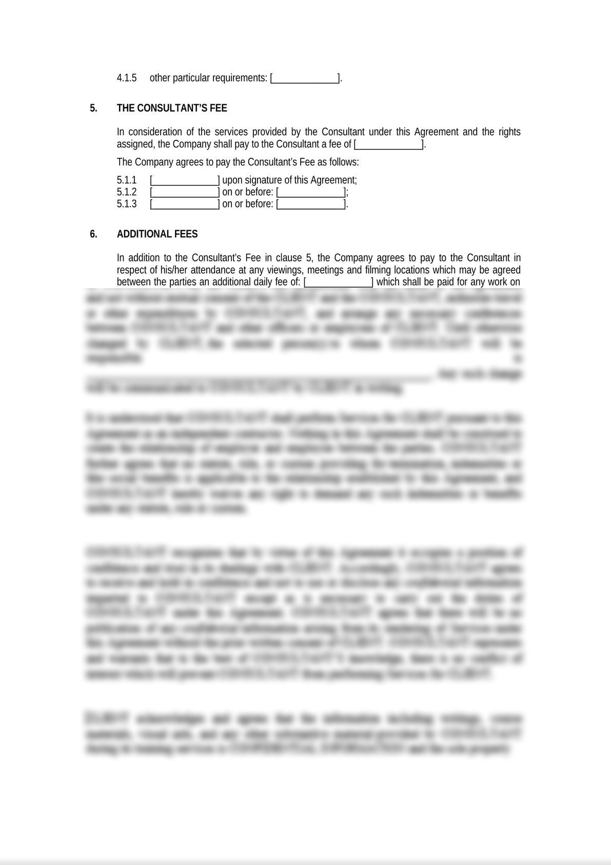Agreement between a Consultant and a Production Company (Media Law)-1