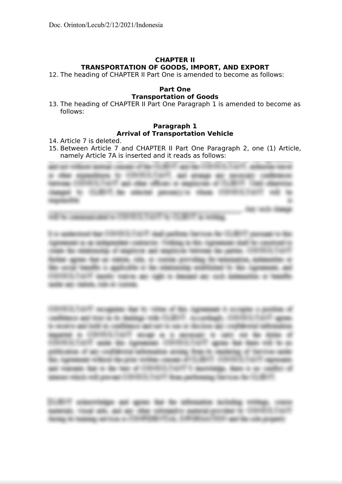 Indonesia Law 17 of 2006 Regarding Amendment to Law 10/1995 on Customs-4