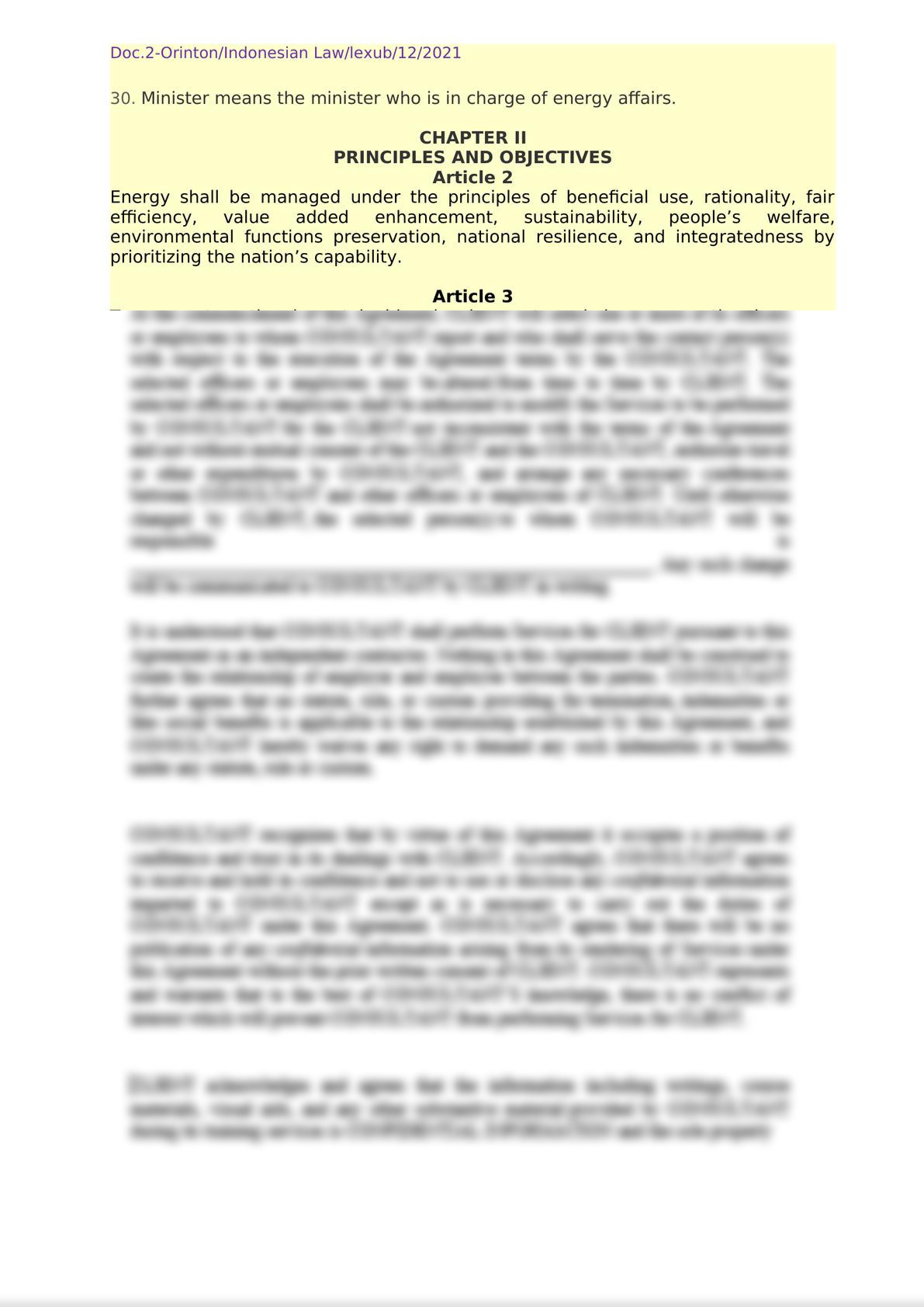 The Law of Republic of Indonesia Number 30 of 2007 concerning Energy-2