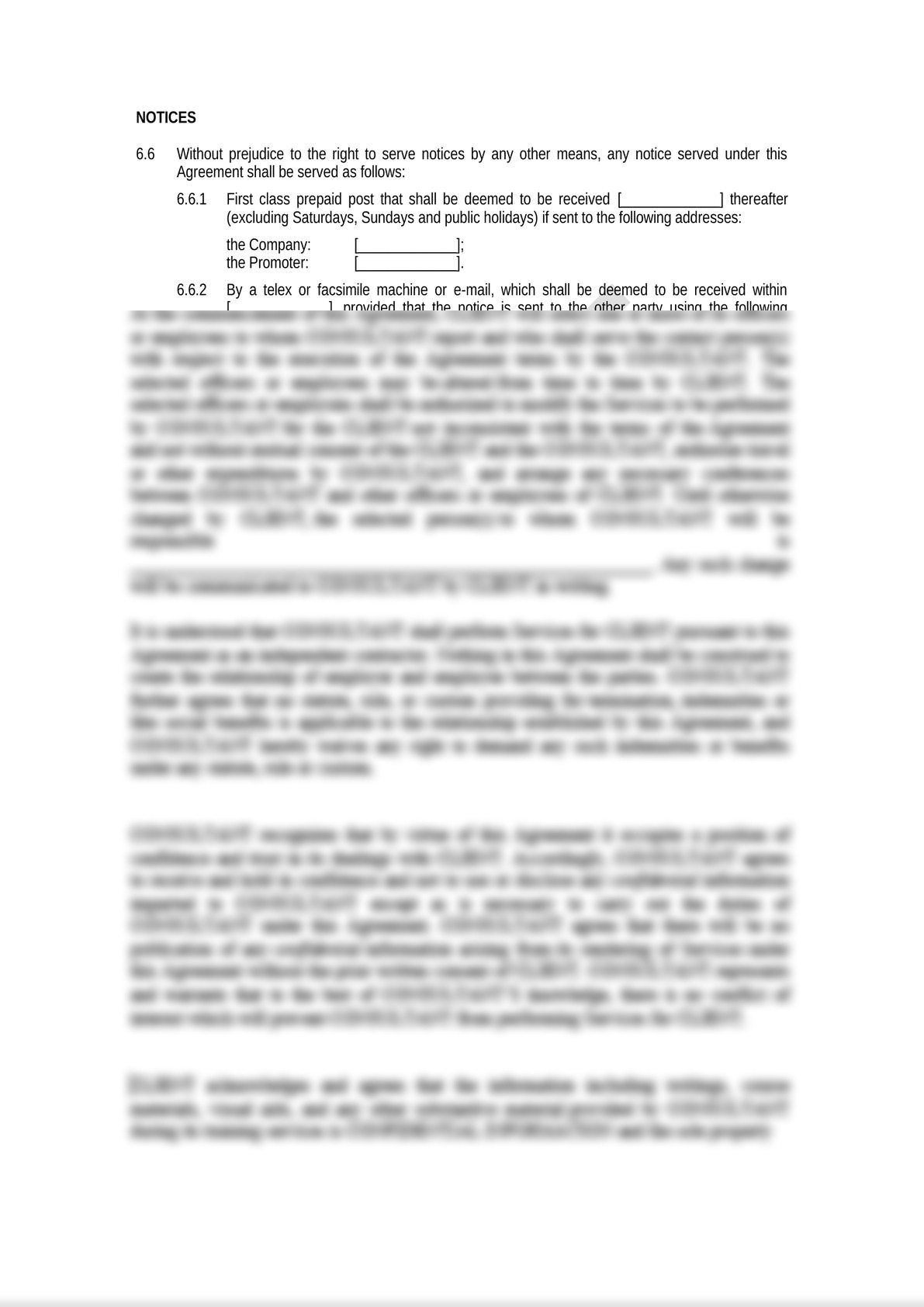General Advertising & Promotion Agreement (Media Law)-4