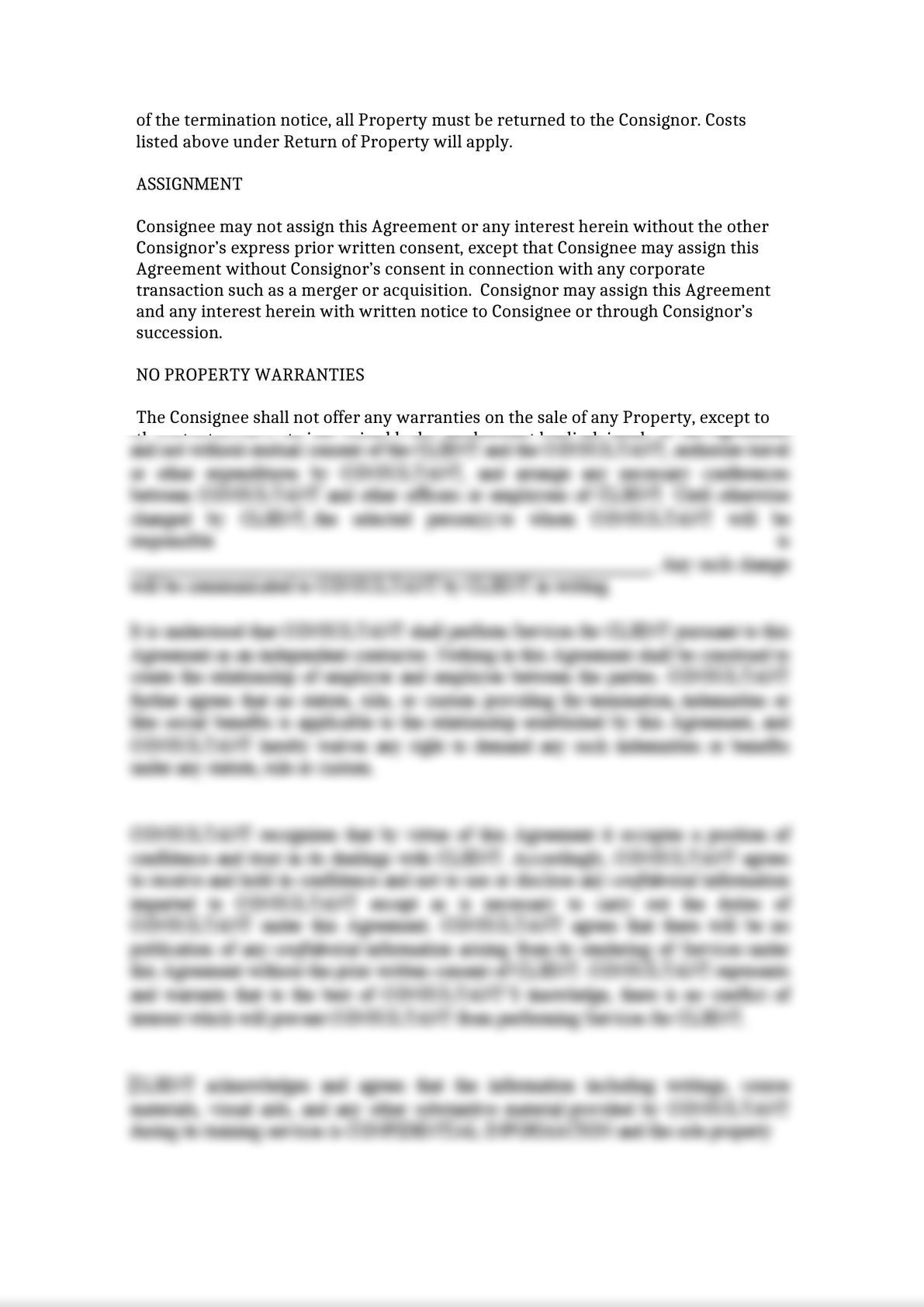 Sample Consignment Agreement-2