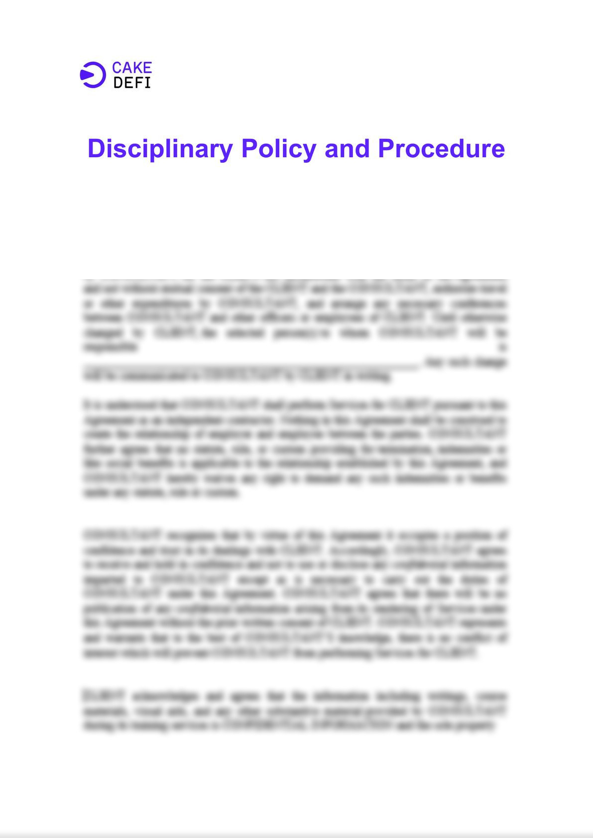 Disciplinary Policy and Procedure-0