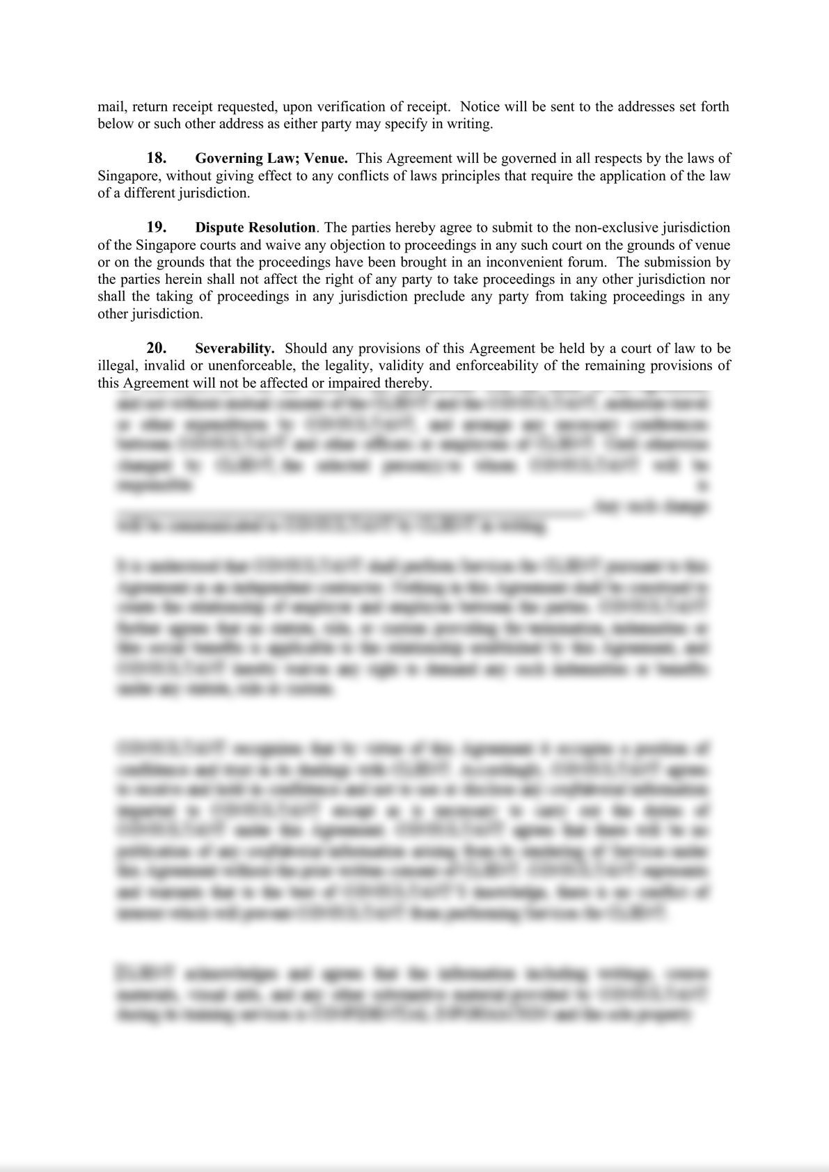 Form of Consulting Agreement-4