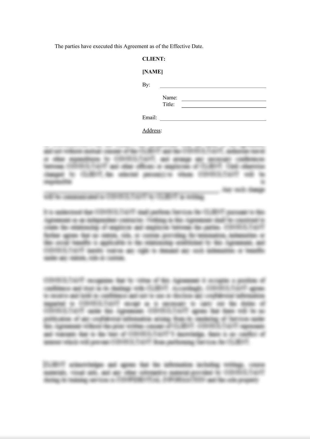 Form of Consulting Agreement-5