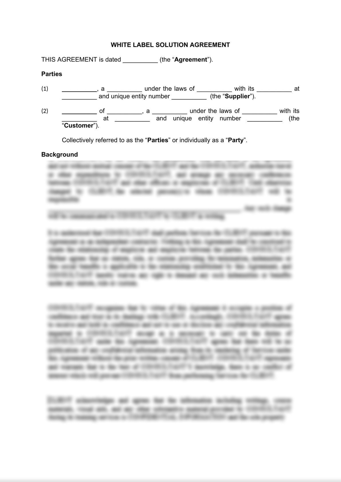 White Label Solution Agreement-0