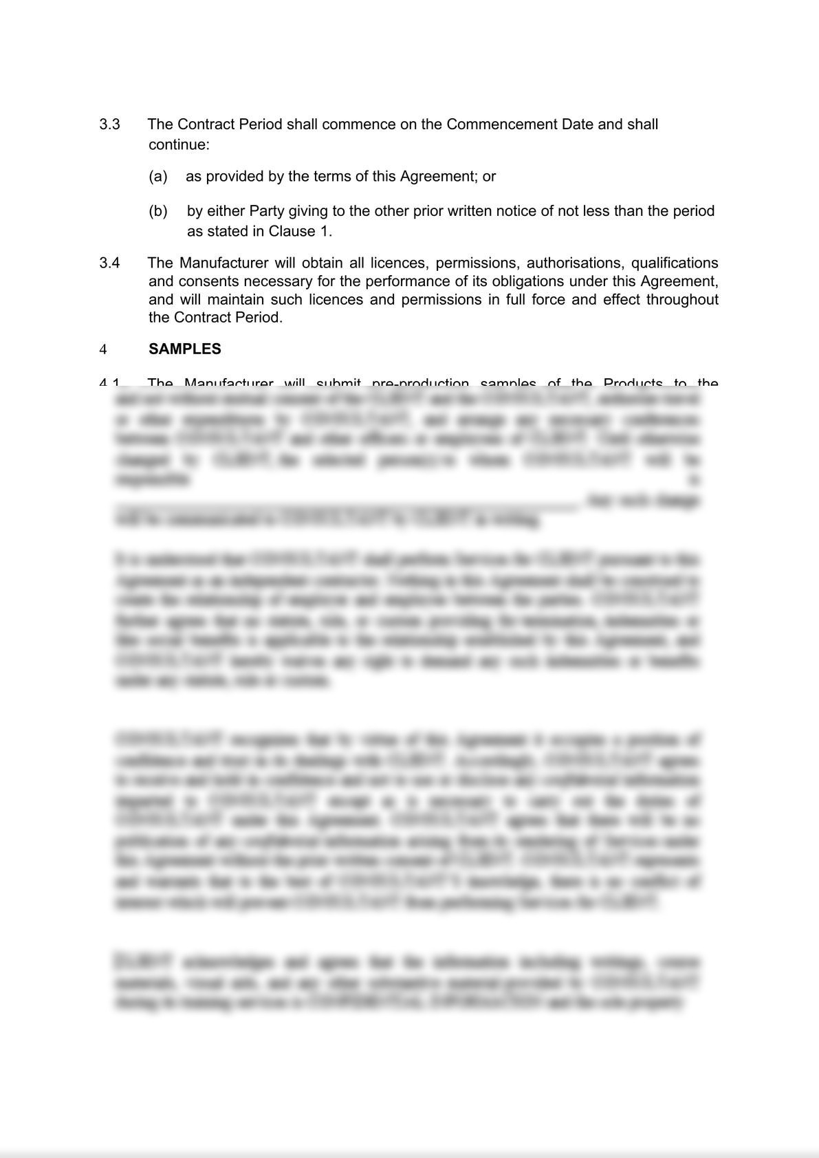 Manufacturing Agreement-2