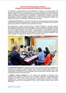 Pharmaceutical Registration In Vietnam: Strategic Partnership Between KENFOX And AKAKABE
