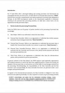 Principles on Processing of Personal Data under the new Decree 13/2023/ND-CP