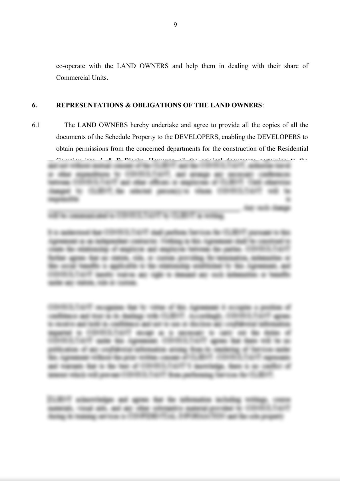 Development Agreement between Landlords and Developer including GPA-8