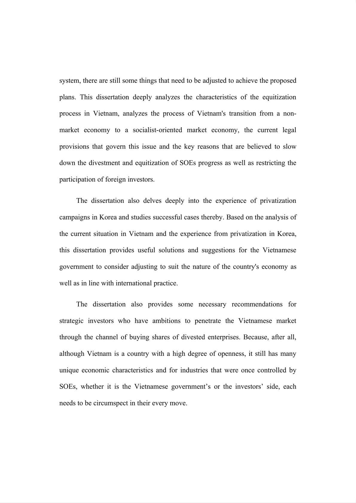  LEGAL ISSUES REGARDING FOREIGN INVESTORS’ PARTICIPATION IN THE STATE-OWNED ENTERPRISES’ EQUITIZATION AND DIVESTMENT PROCESS IN VIETNAM-9