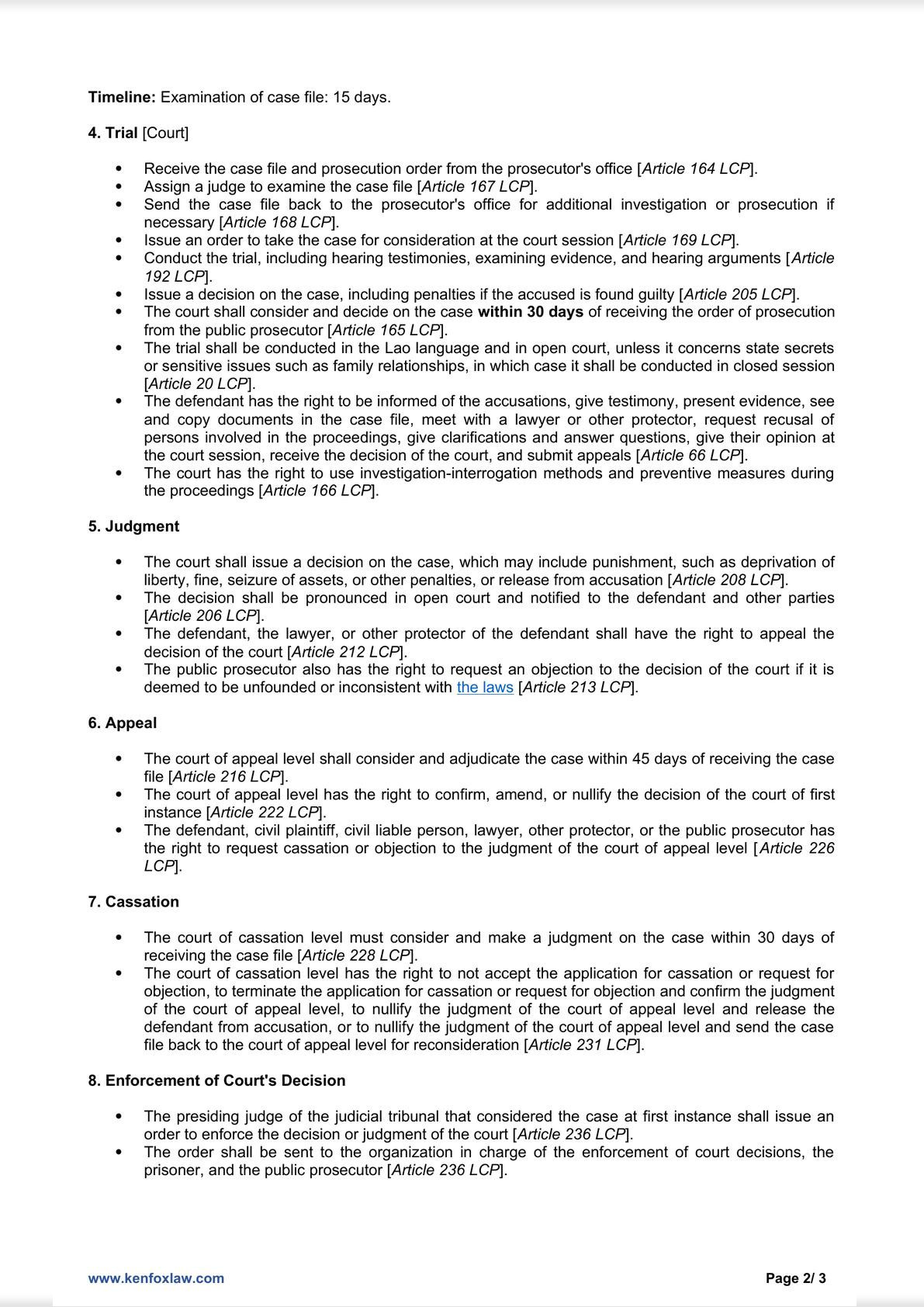 Criminal Procedures For Trademark Infringement In Laos-1