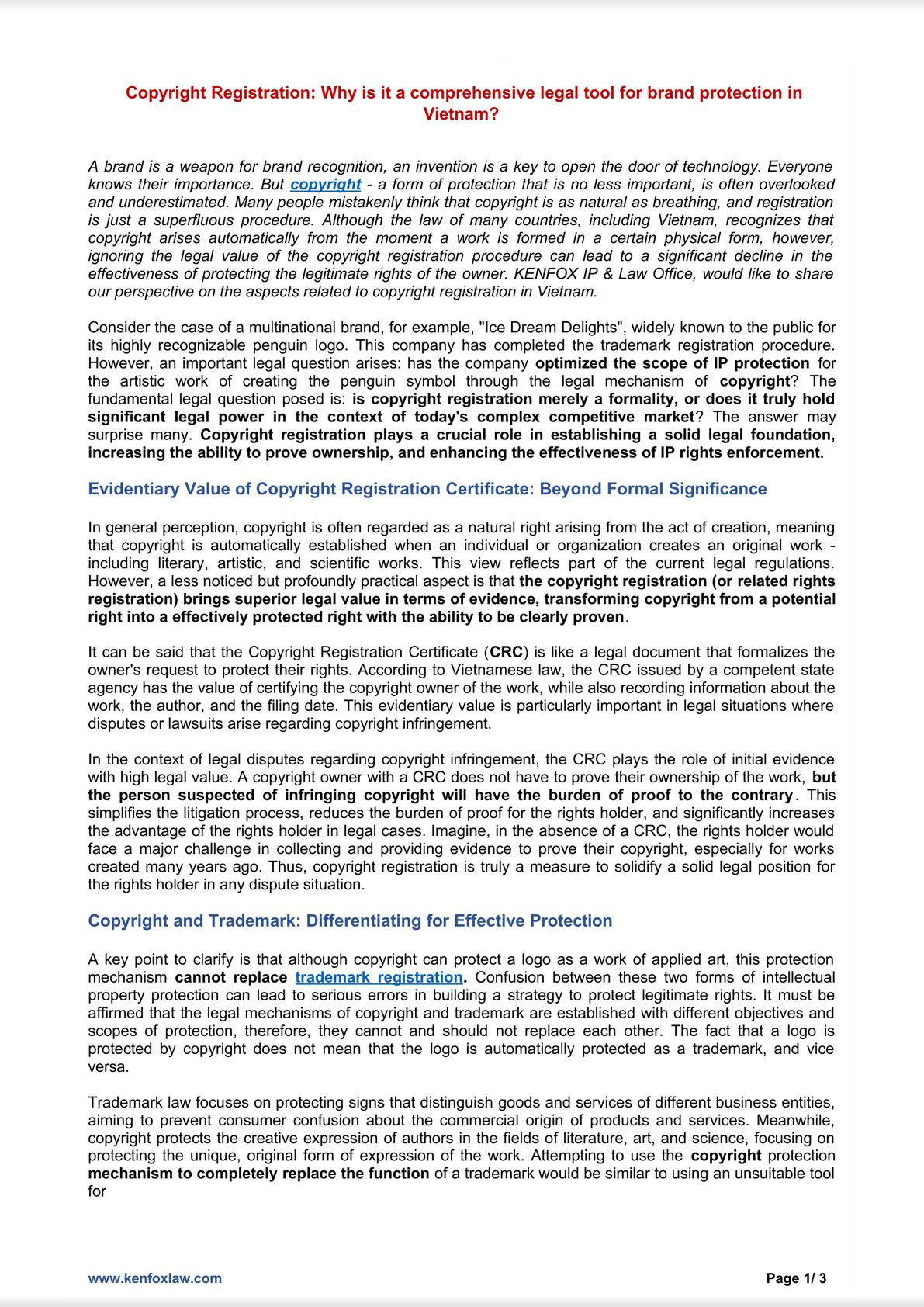 Copyright Registration: Why is it a comprehensive legal tool for brand protection in Vietnam?-0