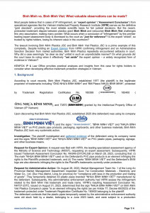 Binh Minh vs Binh Minh Viet: What valuable observations can be made ?
