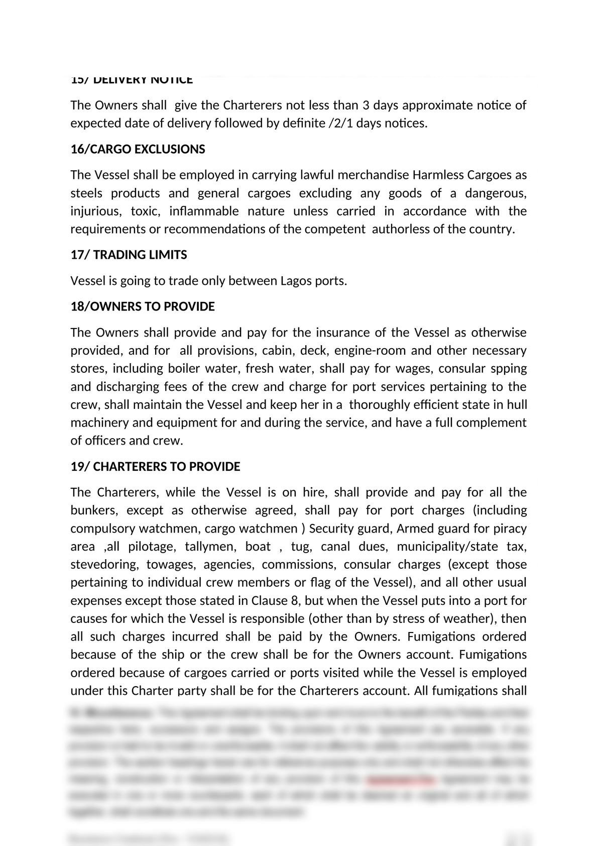 charter party agreement in cameroon-2