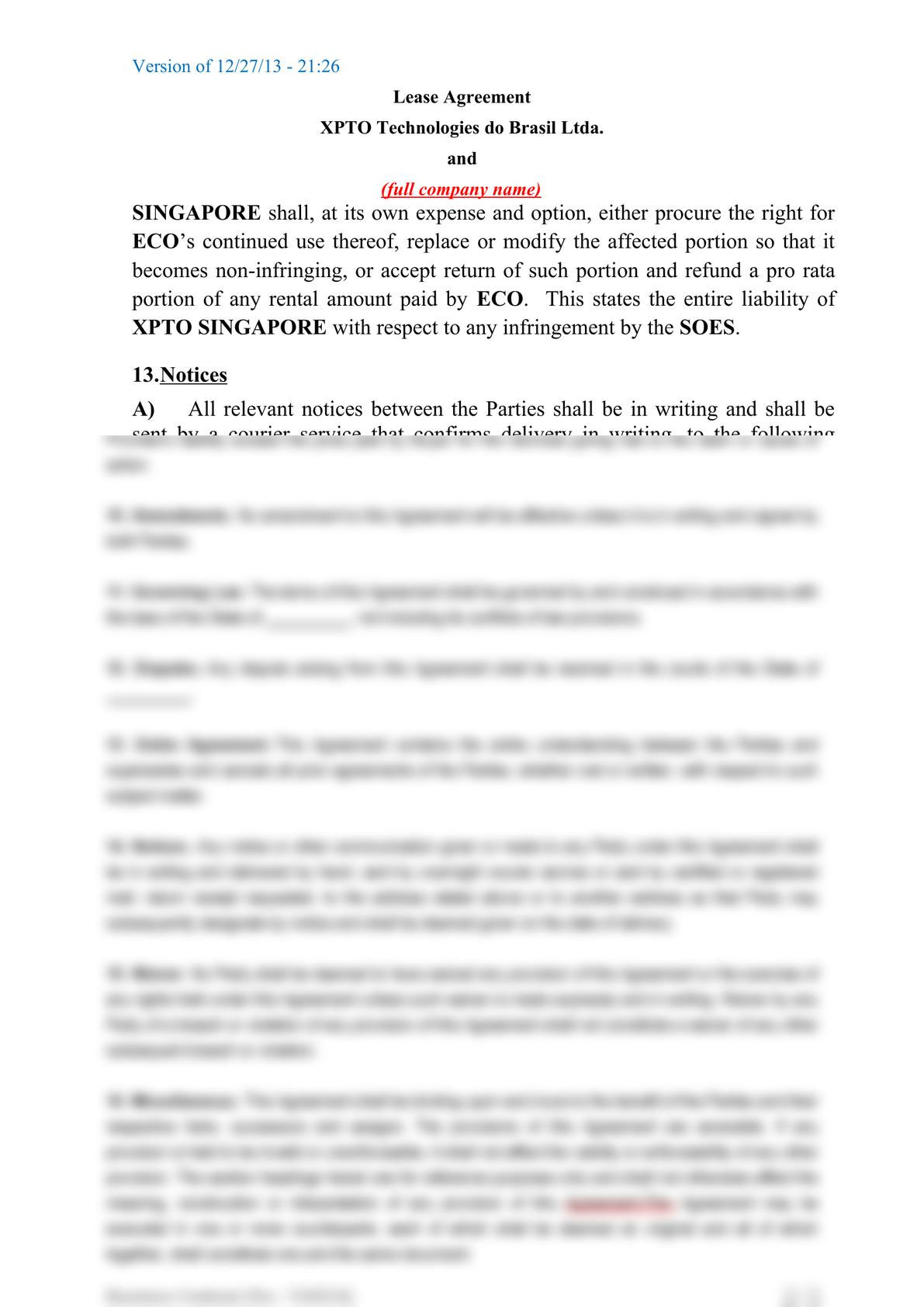 Subsea equipment lease agreement-9