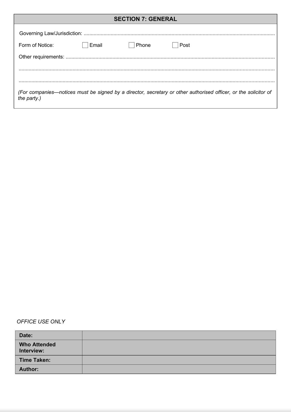Website Terms and Conditions - Questionnaire for drafting-3