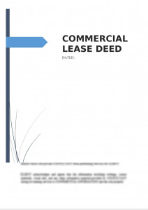 Commercial Lease Deed