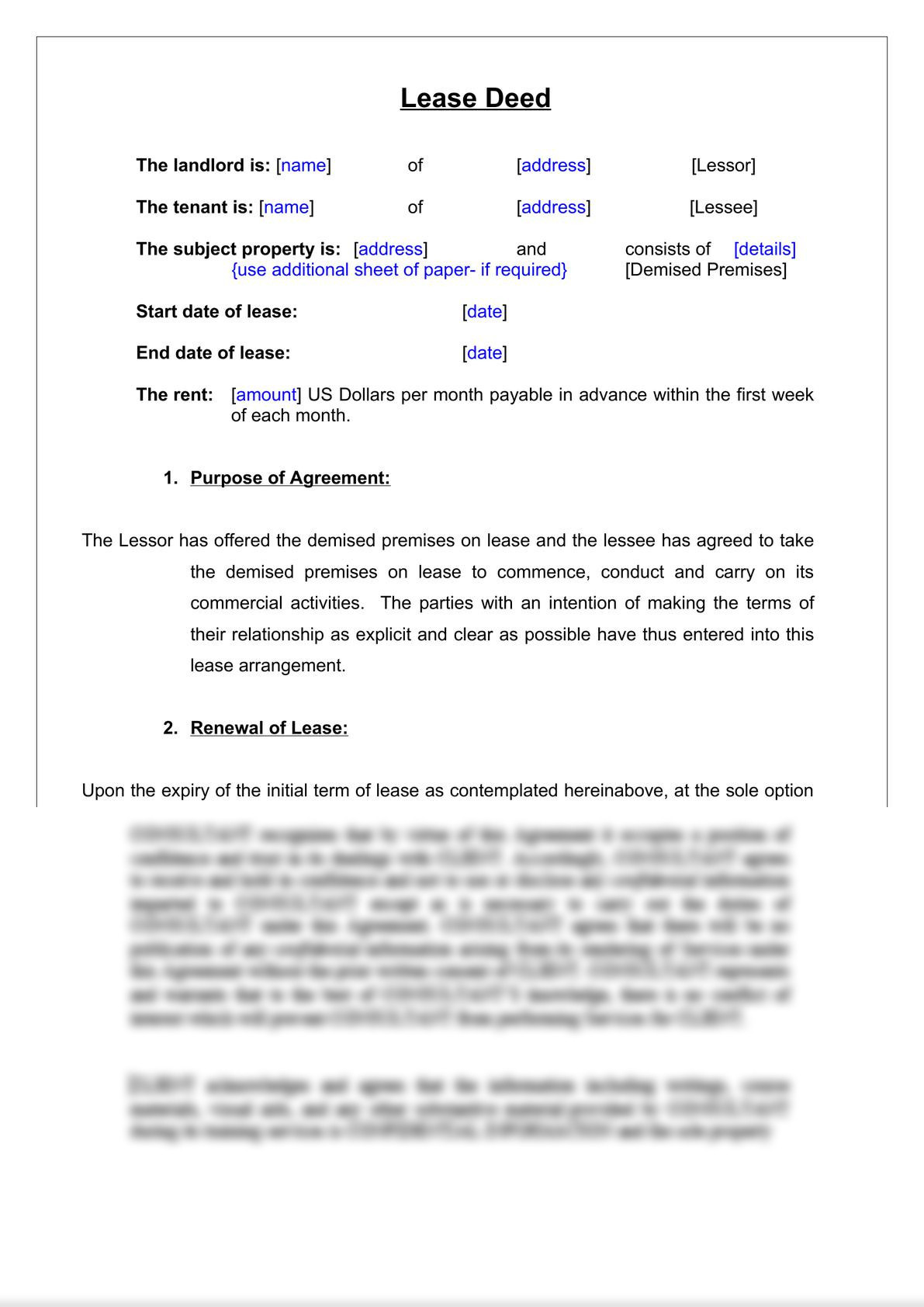 Commercial Lease Deed-2