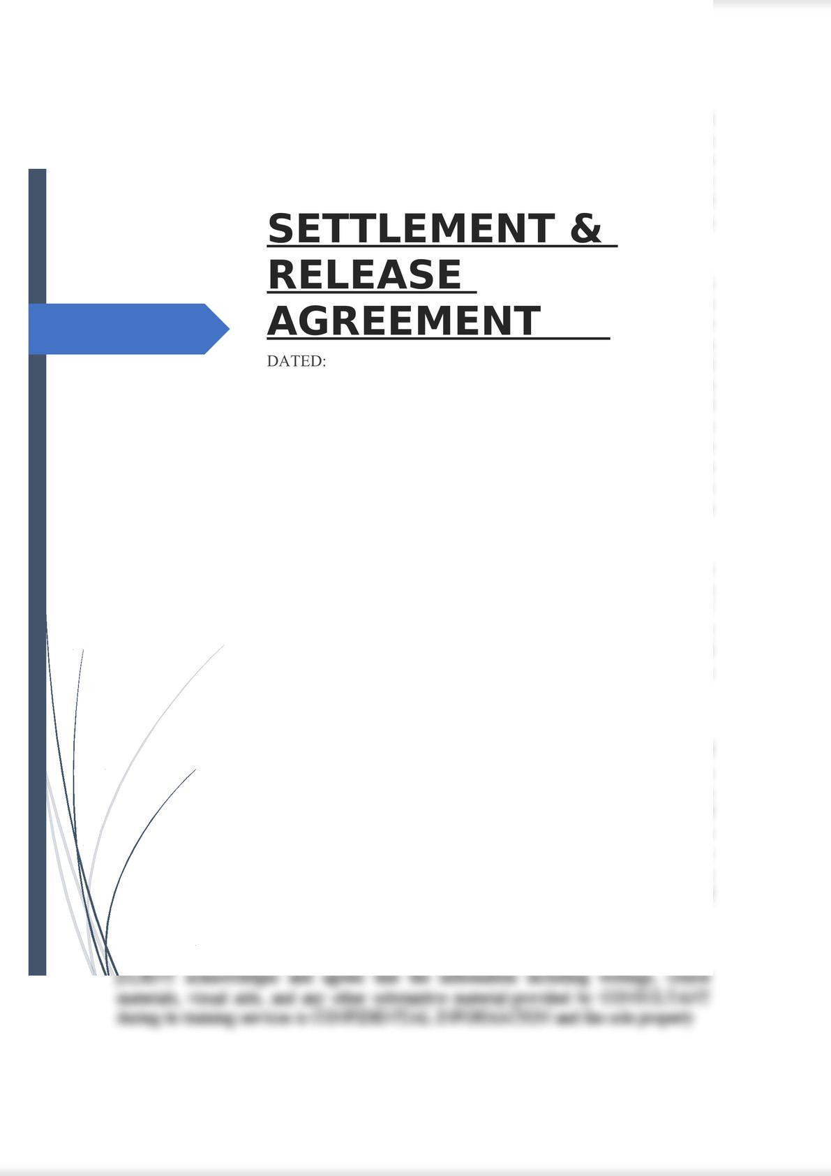 Settlement & Release Agreement-0