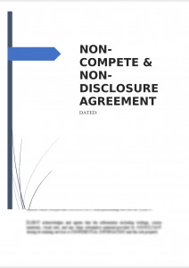 Non-Compete & Non-Disclosure Agreement